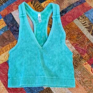 Zenana Outfitters Teal Ribbed Bra L/XL NWT
